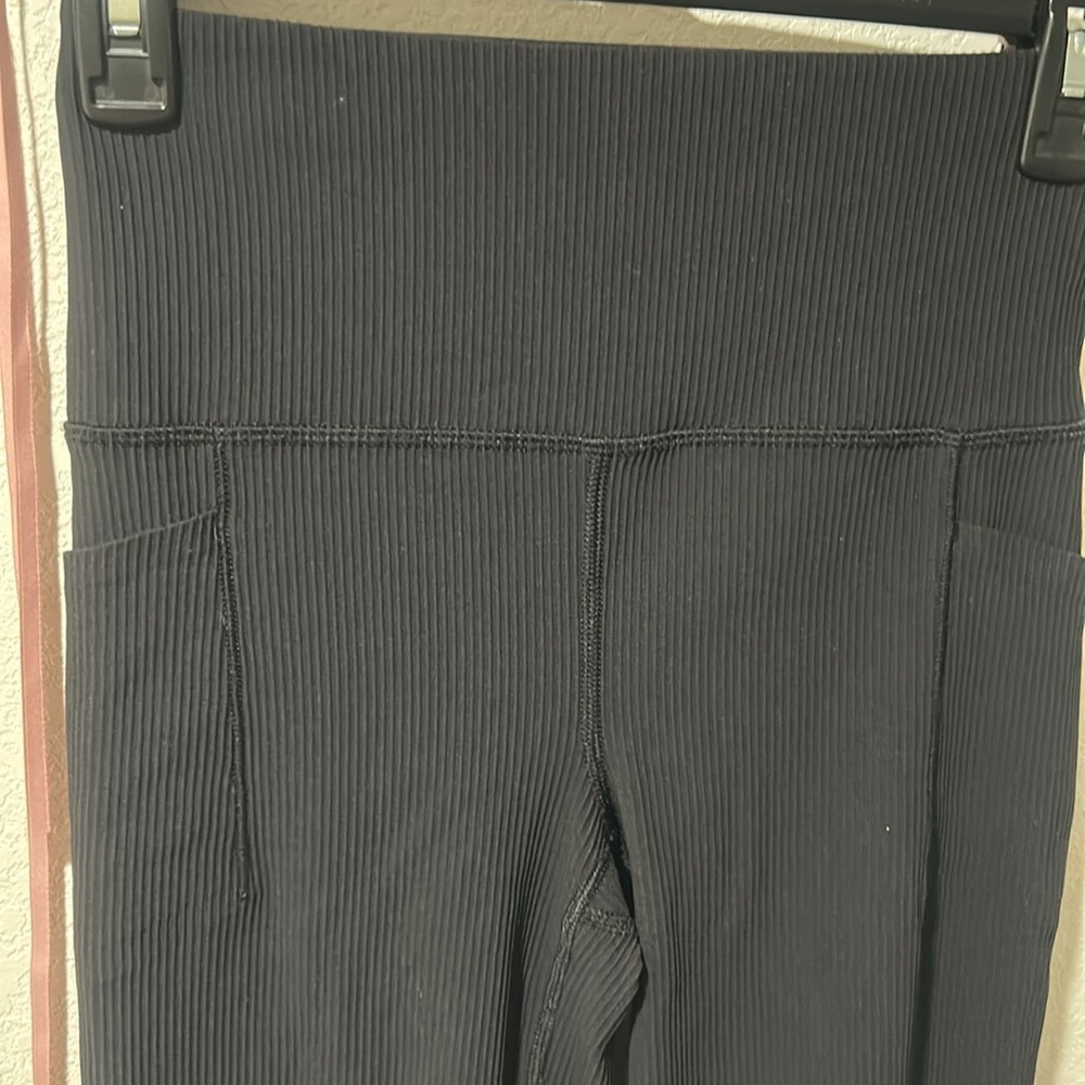 Athleta Classic Black Flare Leggings - Picture 5 of 8